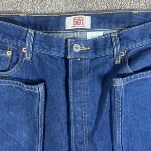 Levis 501 Jeans Mens 40x34 Blue Denim Straight Button Fly Original Fit Mexico